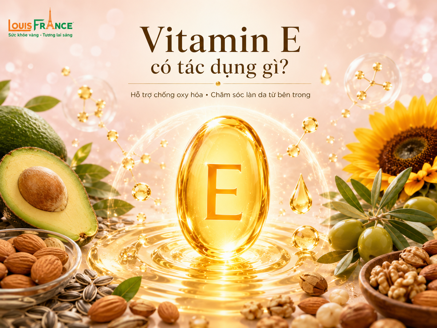 Vitamin E có tác dụng gì?